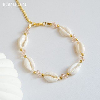 New Design Real Shell Bracelet by Balinese Artisans